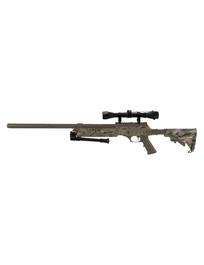 Nuprol Tango T96 Sniper Rifle with Scope & Bipod Colour Tan