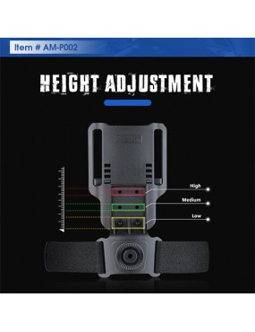 Amomax Low Ride Duty Drop Holster Attachment – FDE