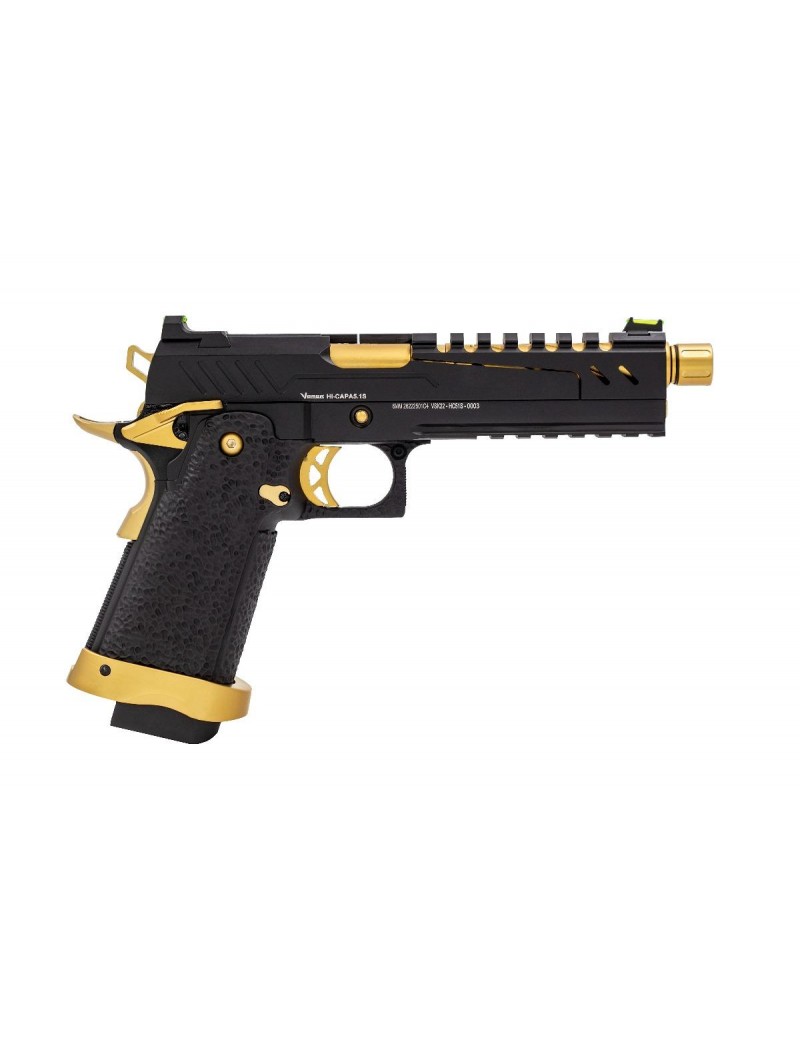 Vorsk Hi Capa 51 Gold Match Split Slide Gbb Airsoft Pistol 