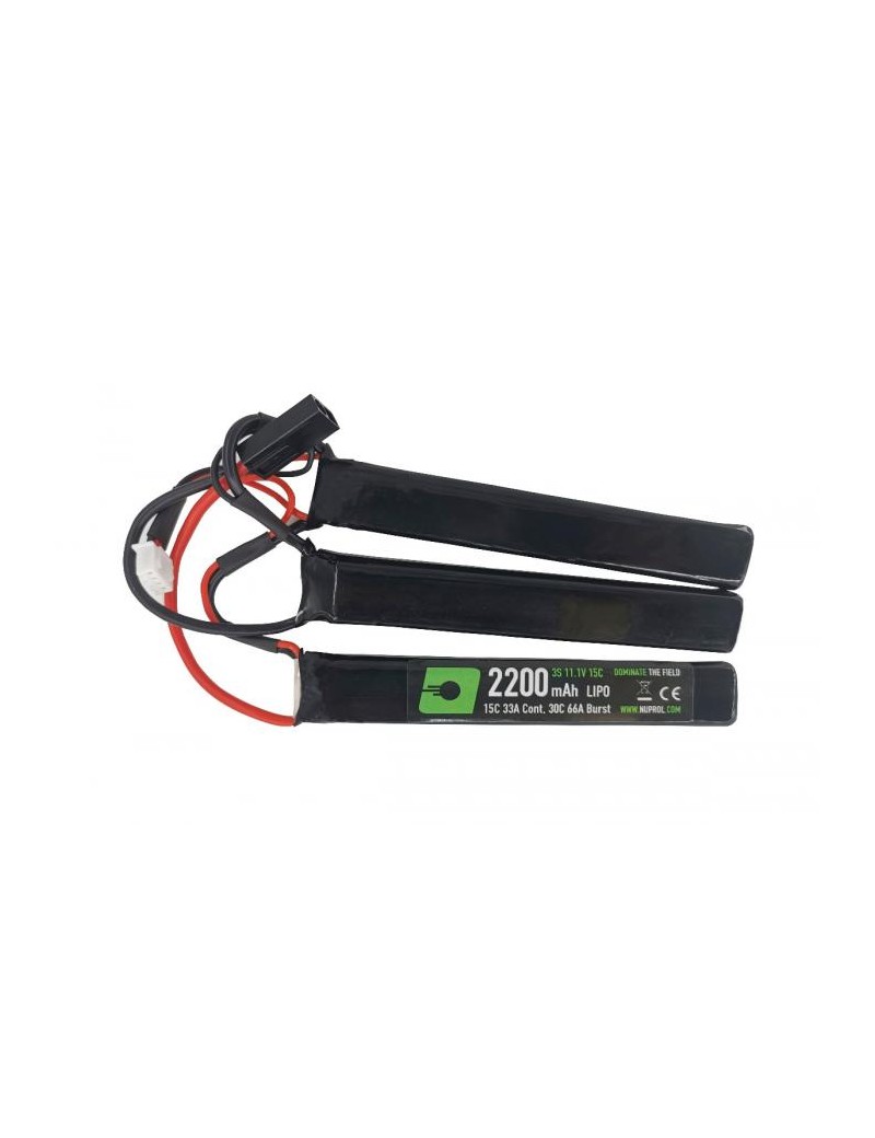 Nuprol Power 11.1v 2200mAh 15C Crane Stock LiPo Battery