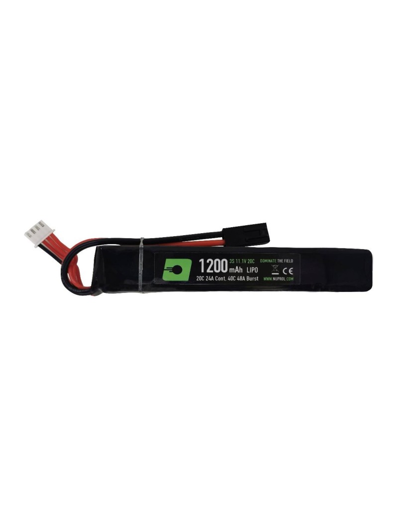 Nuprol Power 11.1v 1200mAh 20C LiPo Stick Battery