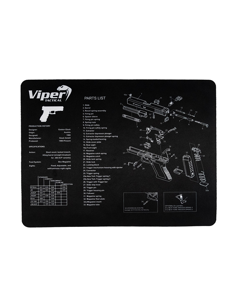 Viper Pistol Mouse Mat - Pistol