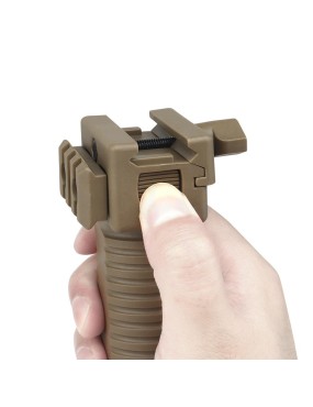 Nuprol Railed Bipod Grip - Tan