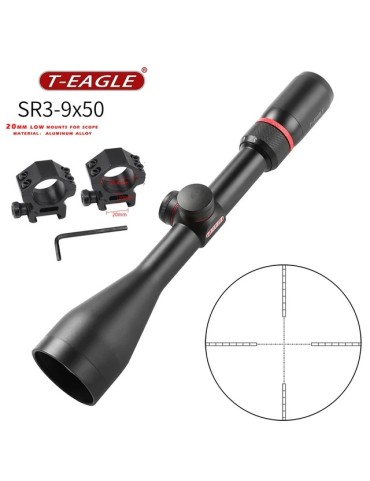 T-Eagle SR 3-9x50 WAHK Sniper Scope