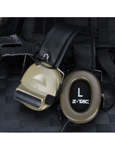 Z-Tac Comtac II Ear Defender Comms Headset - Dark Earth