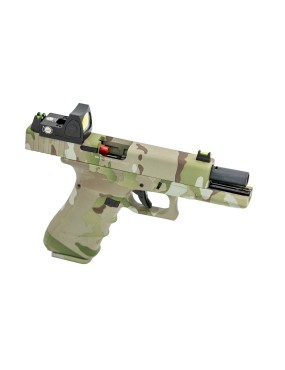 Raven EU17 Camo Frame & Slide Airsoft Gas Pistol BDS