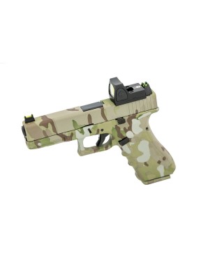 Raven EU17 Camo Frame & Slide Airsoft Gas Pistol BDS