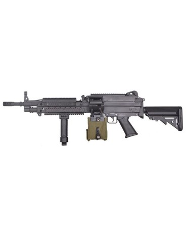 Rossi Thunder MK46 AEG LMG Support Rifle with ETU - Black