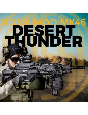 Rossi Thunder MK46 AEG LMG Support Rifle with ETU - Black