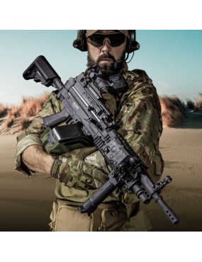 Rossi Thunder MK46 AEG LMG Support Rifle with ETU - Black