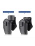 Amomax Tactical Glock Holster with RDS - Black