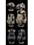 Plate Carrier Body Armour and Helmet Display Stand - Black