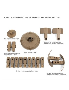 Plate Carrier Body Armour and Helmet Display Stand - Black