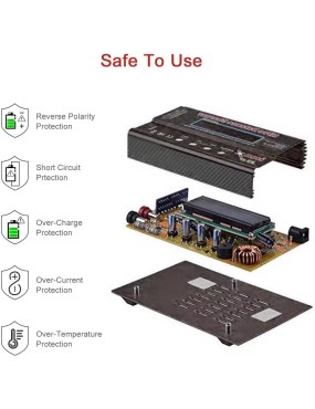 iMax B6 V3 80W 60A Balance Charger with 15V 6A UK Mains Adapter