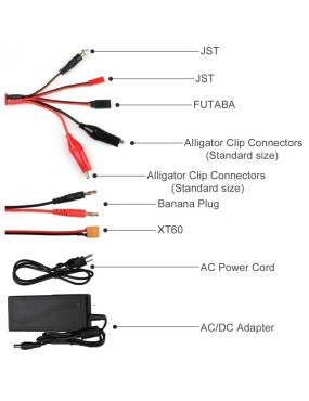 iMax B6 V3 80W 60A Balance Charger with 15V 6A UK Mains Adapter