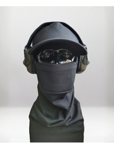 Delta Mike MK3 Mini Airsoft Face Protection Snood - Black