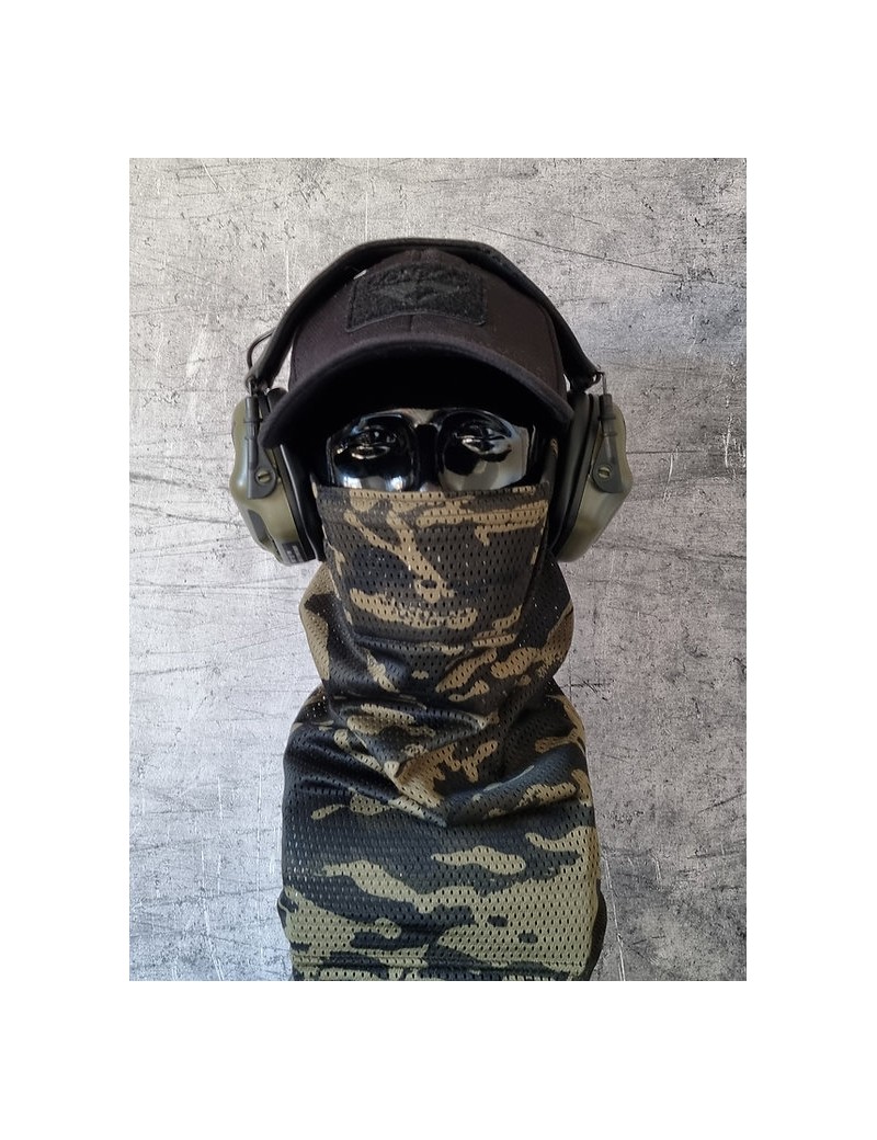 Delta Mike MK3 Airsoft Face Protection Snood - Multicam Black