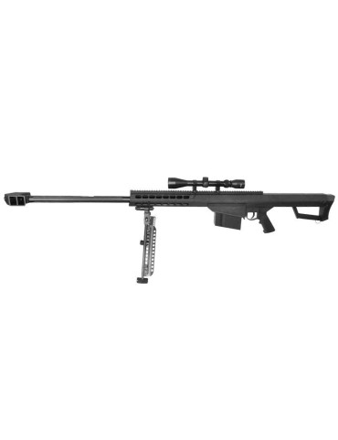 Galaxy M82A1 Bolt Action Airsoft Sniper Rifle - Black