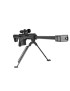 Galaxy M82A1 Bolt Action Airsoft Sniper Rifle - Black