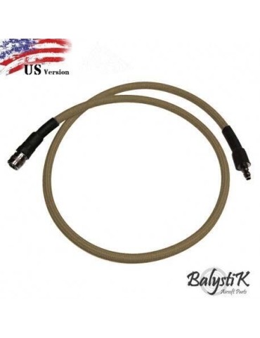 Balystik 8mm Deluxe Braided HPA Line 100cm - Dark Earth