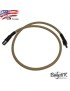 Balystik 8mm Deluxe Braided HPA Line 100cm - Dark Earth