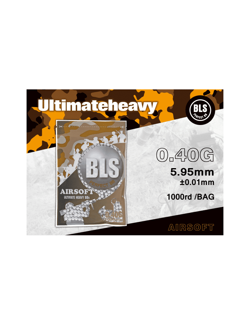 BLS Ultimate 0.40g Biodegradable BBs x 1000 Rounds Pouch