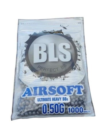 BLS Ultimate Heavy 0.50g BBs x 1000 Rounds Pouch