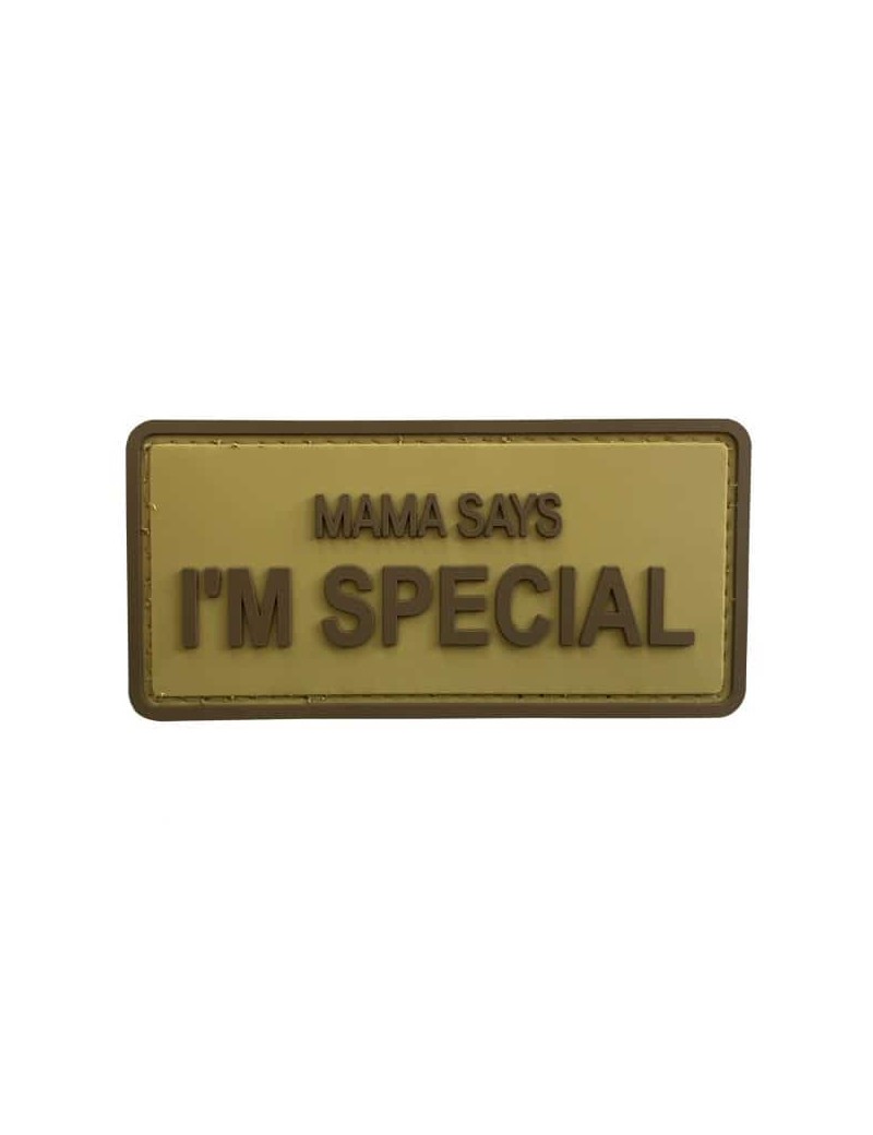 TPB Mama Says I'm Special PVC Patch - Tan