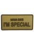 TPB Mama Says I'm Special PVC Patch - Tan