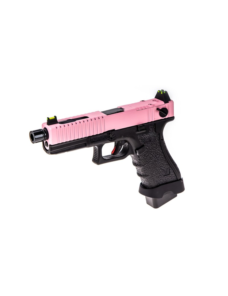 Vorsk EU18 Tactical Two Tone Black/Pink GBB Pistol