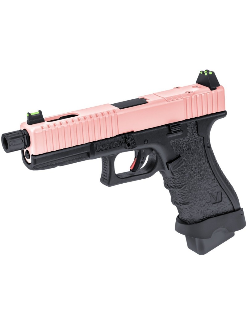 Vorsk EU17 Tactical Two Tone Black/Pink GBB Pistol