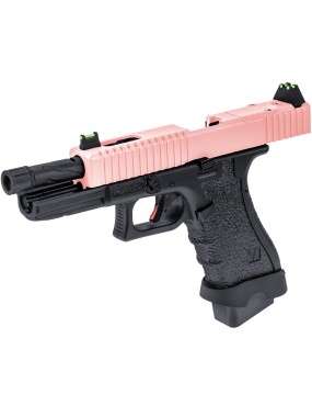 Vorsk EU17 Tactical Two Tone Black/Pink GBB Pistol