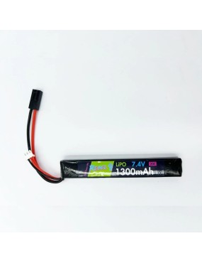 Rebel Precision 7.4v 1300mAh 20C LiPo Stick Battery -...