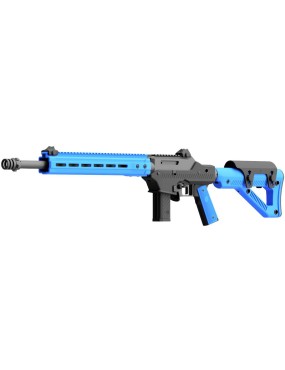 Vorsk VMP-2D 1.9J Gas Blow Back Rifle - Two Tone Blue